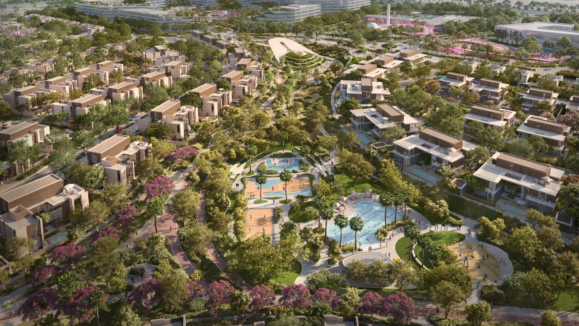 Athlon community — architectural illustration