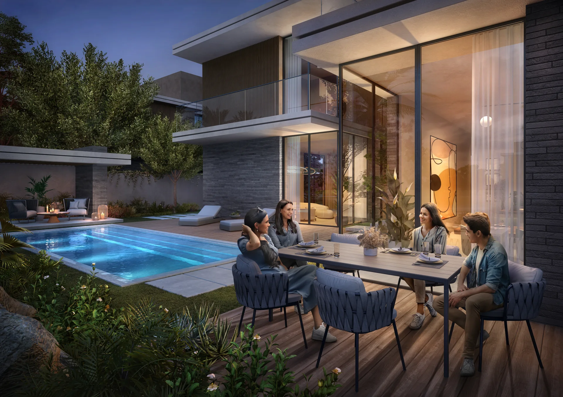 Athlon terrace — architectural illustration
